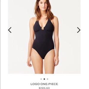 Tory Burch Logo Swimsuit
